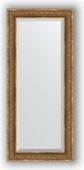 Зеркало Evoform Exclusive 690x1590 с фацетом, в багетной раме 101мм, вензель бронзовый BY 3578