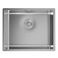 Кухонная мойка Florentina Оптима-HM 50x40, под столешницу, матовая сталь OHM.500.400.B.10.S.10