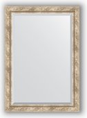 Зеркало Evoform Exclusive 730x1030 с фацетом, в багетной раме 70мм, прованс с плетением BY 3459