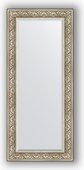 Зеркало Evoform Exclusive 700x1600 с фацетом, в багетной раме 106мм, барокко серебро BY 3580