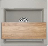 Кухонная мойка Granula Estetica ES-5201, 520x500, кварц, Базальт 5201, БАЗАЛЬТ