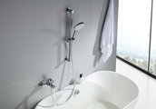 Смеситель для ванны Aquatek Лугано с душевым гарнитуром, хром AQ1748CR