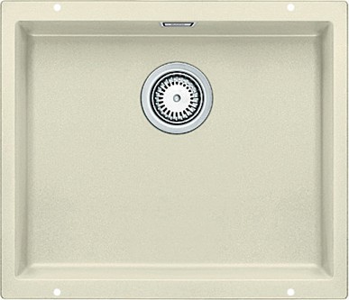 Кухонная мойка без крыла, с клапаном-автоматом, гранит, жасмин Blanco Subline 500-U 513410