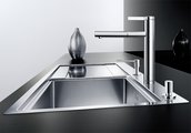 Смеситель кухонный Blanco Linee-S выдвижной излив, нерж. сталь зеркальной полировки 517592