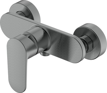 Смеситель для душа Aquatek Ника, настенный монтаж, оружейная сталь AQ1860BGM
