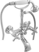 Смеситель для ванны RAV Slezak Morava Retro, с душевым набором, хром MK160.5/2