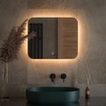 Зеркало Defesto Opti, LED-подсветка 19W, 60x50, сенсорный выключатель, тёплый белый свет DF 2813SH