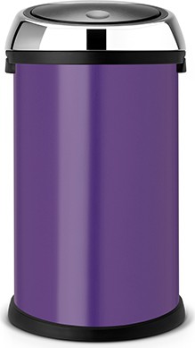 Ведро для мусора 50л фиолетовое Brabantia Touch Bin 484728