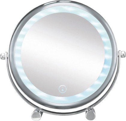 Косметическое зеркало Kleine Wolke Bright LED-Mirror на подставке , d17.5см, 17.5x12х29.5 см 5887124886