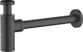 Сифон для раковины Aquatek цилиндр, чёрный матовый AQ6012MB