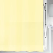 Штора для ванной Spirella Bio, 180x200см, полиэтилен, светло-жёлтый 1020156