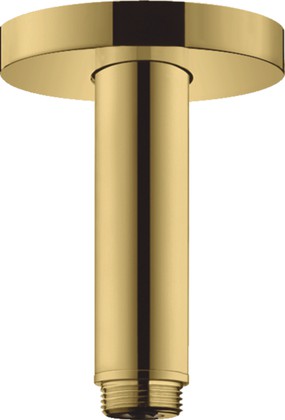 Держатель верхнего душа Hansgrohe S, 100мм, потолочный, полированное золото 27393990
