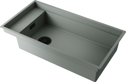 Кухонная мойка Omoikiri Kinaru Pro 86-U/I-WG Artceramic, wind green 4993202