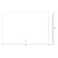 Зеркало с фацетом Defesto Glow 120x80, LED подсветка, ИК-выключатель, нейтральный белый свет DF 2510RH