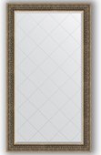 Зеркало Evoform Exclusive-G 990x1740 с гравировкой, в багетной раме 101мм, вензель серебряный BY 4422