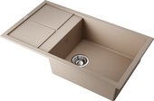 Кухонная мойка Omoikiri Sumi 86-SA с крылом, tetogranit, бежевый 4993648