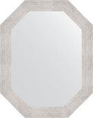 Зеркало Evoform Polygon 570x720 в багетной раме 70мм, серебряный дождь BY 7086