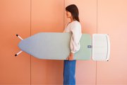 Гладильная доска Brabantia 124x45см C, с подставкой для паровой системы, Denim Grey Джинсовый серый 236143