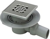 Трап для душа 150х150мм с гидрозатвором горизонтальный Viega Advantix 557140