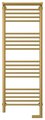 Полотенцесушитель электрический Сунержа Богема 2.0, с полкой, 1200x400, МЭМ справа, матовое золото 032-5207-1240