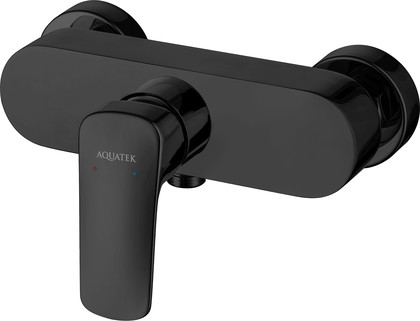 Смеситель для душа Aquatek Вега, внешний монтаж, матовый чёрный AQ1060MB