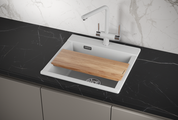 Кухонная мойка Granula Estetica ES-5201, 520x500, кварц, Арктик 5201, АРКТИК