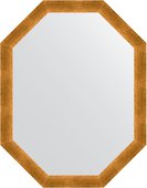Зеркало Evoform Polygon 700x900 в багетной раме 59мм, травленое золото BY 7040