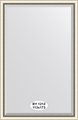 Зеркало Evoform Exclusive 1130x1730 с фацетом, в багетной раме 70мм, состаренное серебро с плетением BY 1212