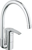 Смеситель однорычажный для кухонной мойки, хром Grohe EUROSTYLE 32543001