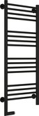Полотенцесушитель электрический Сунержа Богема 2.0, прямая, 1000x400, МЭМ слева, чёрный матовый 31-5204-1040