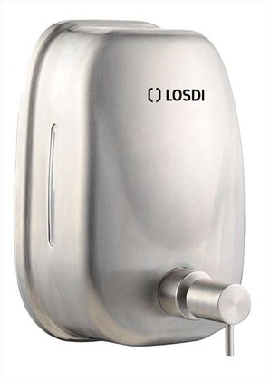 Дозатор жидкого мыла Losdi Blinder 1.7л, настенный, нерж. сталь CJ-1009S-L