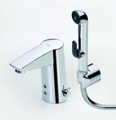 Смеситель для раковины бесконтактный с ручным душем Bidetta, хром Oras CUBISTA 2816F