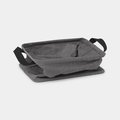 Корзина для белья Brabantia текстиль, 35л, чёрный перец 232701