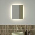 Зеркало с фацетом Defesto Glow 40x50, LED подсветка, без выключателя, нейтральный белый свет DF 2501