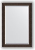 Зеркало Evoform Exclusive 610x910 с фацетом, в багетной раме 62мм, палисандр BY 1174