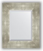 Зеркало Evoform Exclusive 460x560 с фацетом, в багетной раме 90мм, алюминий BY 1362