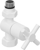 Вентиль Сунержа прямой Крест G1/2"НРxG3/4"НГ, матовый белый 30-1409-1234