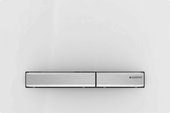 Смывная клавиша для унитаза Geberit Sigma50 двойной смыв, белый / хром металлический 115.788.11.2