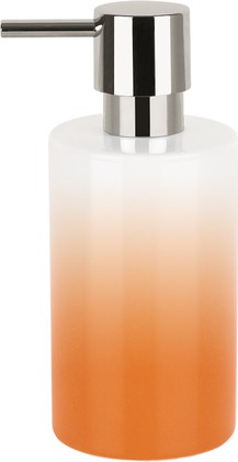 Дозатор для жидкого мыла Spirella Tube Gradient настольный, керамика, оранжевый 1017957