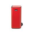 Мусорный бак с педалью Brabantia Bo Pedal Bin 60л, пламенно-красный 211386