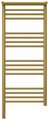 Полотенцесушитель электрический Сунержа Богема 3.0, 1000x400, МЭМ левый, с полкой, состаренная латунь 051-5806-1040