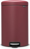 Бак для мусора Brabantia Newicon, 20л, с педалью, минерально-бордовый 115905