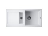 Кухонная мойка Omoikiri Sakaime 86-2-WH с крылом, Tetogranit, белый 4993129