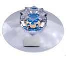 Мыльница Spirella Diamant настольная, акрил, прозрачный с синим 1001534