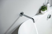 Излив для ванны Aquatek Европа 220мм, встраиваемый, оружейная сталь AQ1341BGM