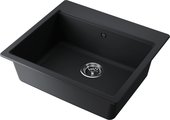 Кухонная мойка Omoikiri Akari 57 BL, Tetogranit, чёрный 4997366