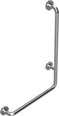 Поручень для душа Bemeta Help 890, настенный, правый, с крышками, полированная сталь 301122041