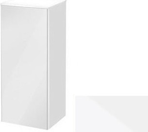 Шкаф средний Keuco Royal Reflex, 845x350, петли слева, белое стекло 34020 210001