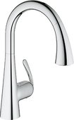 Смеситель для кухни однорычажный с выдвижным изливом, хром Grohe ZEDRA 32294001