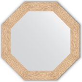 Зеркало Evoform Octagon 766x766 в багетной раме 90мм, золотые дюны BY 3798